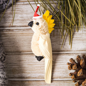 Carly Cockatoo Christmas tree ornament - Joy Homewares
