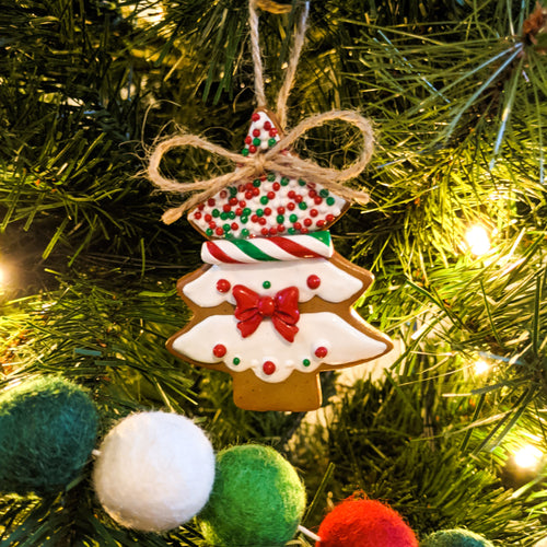 Christmas tree cookie hanging decoration - Joy Homewares