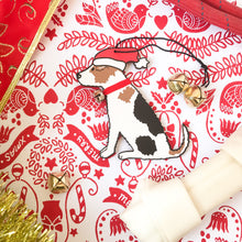 Load image into Gallery viewer, Alfie the jack russell Christmas tree ornament - Joy Homewares
