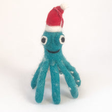 Load image into Gallery viewer, Felt octopus tree decoration
