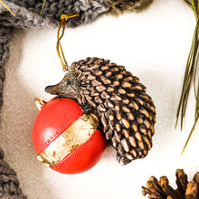 Load image into Gallery viewer, echidna bauble christmas decoration
