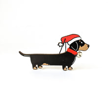 Load image into Gallery viewer, Dog christmas tree ornament sausage dog
