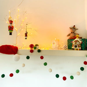 Felt garland - traditional - Joy Homewares