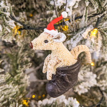 Load image into Gallery viewer, Joey kangaroo christmas decoration in a boot
