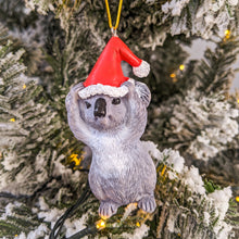 Load image into Gallery viewer, kringle koala christmas ornament

