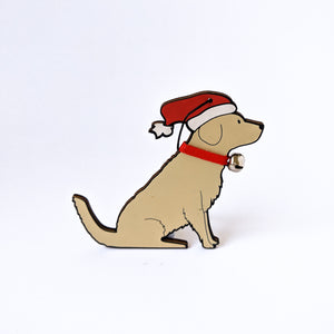 Retriever dog Christmas tree decoration