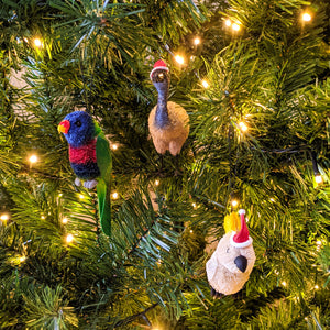 Rudy Rainbow Lorikeet Christmas Tree Ornament - Joy Homewares
