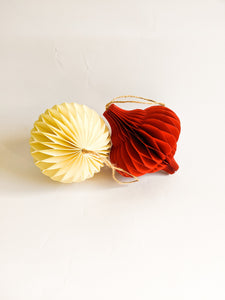 Assorted paper hanging decorations - Joy Homewares