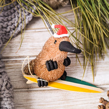 Load image into Gallery viewer, Cute australian platypus christmas tree ornament
