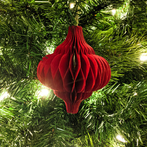 Assorted paper hanging decorations