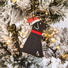 Load image into Gallery viewer, William Labrador christmas tree ornament
