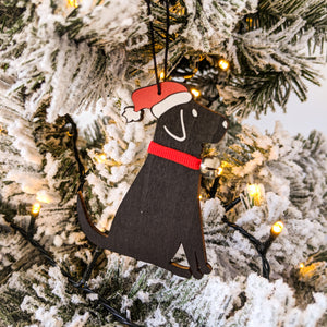 William Labrador christmas tree ornament