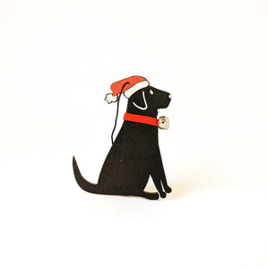 Labrador dog christmas tree decoration