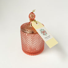 Load image into Gallery viewer, Winter Hearth Candle - Rose Gold Tear Drop Jar - Joy Homewares
