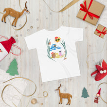 Load image into Gallery viewer, Echidna beach Christmas toddler short-sleeved t-shirt - Joy Homewares
