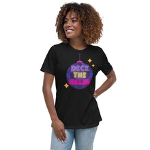 Load image into Gallery viewer, Deck the Halls women&#39;s Christmas t-shirt - Joy Homewares
