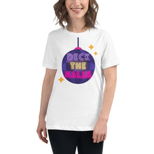 Load image into Gallery viewer, Deck the Halls women&#39;s Christmas t-shirt - Joy Homewares
