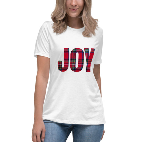 Joy classic tartan women's t-shirt - Joy Homewares